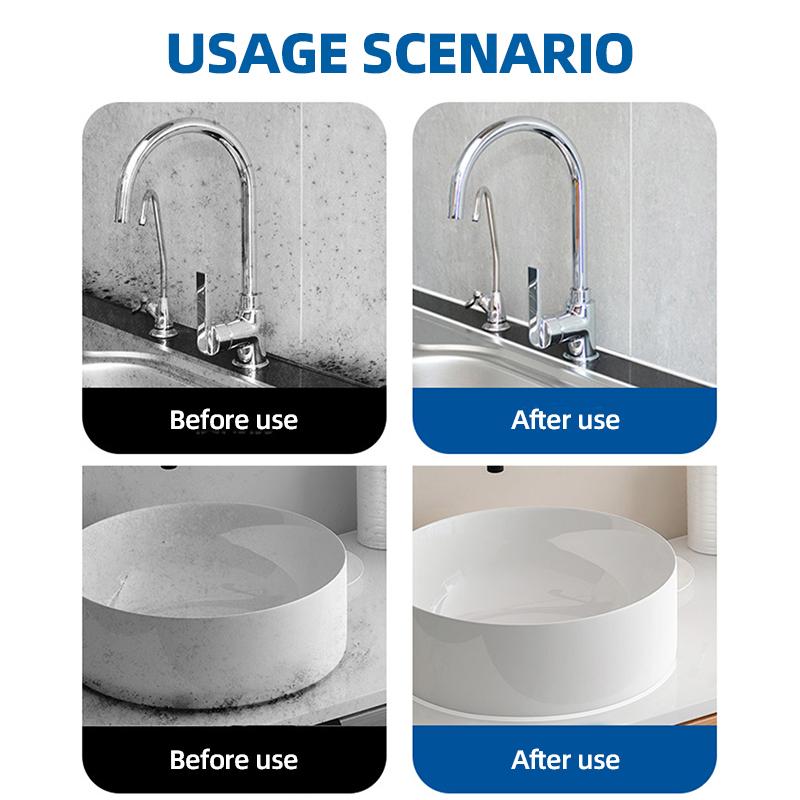 Plastic Steel Mud White Mildew-proof Edge Banding and Caulking Ceramic Glue Kitchen Bathroom Toilet Sink Waterproof Sealant