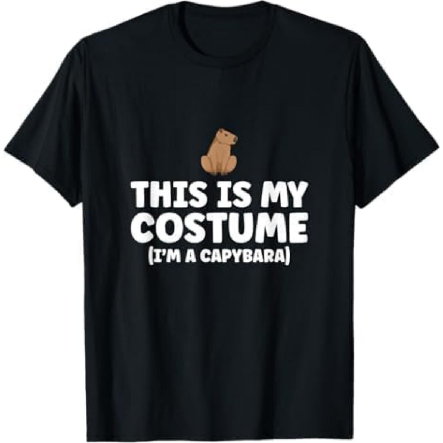 This is My Halloween Costume Capybara T-Shirt BAOANH Mens Womens Tank Top Sweatshirt Hoodie Longsleeve Black XXXXXL разноцветный