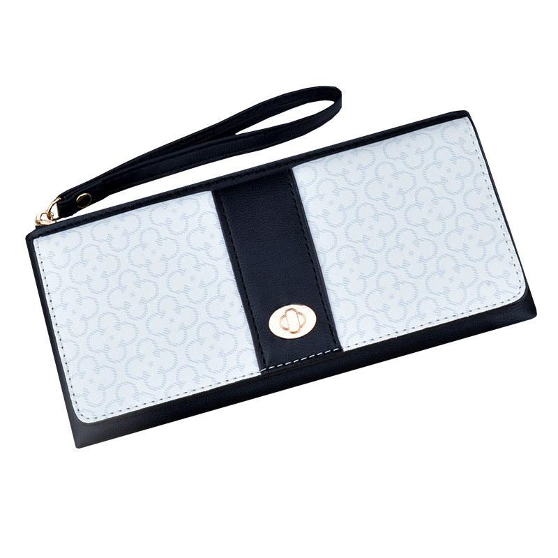 Kadın Moda Uzun Cüzdan Çile Fermuar bozuk para cüzdanı Suni Deri Telefon Çanta Bayan Çanta