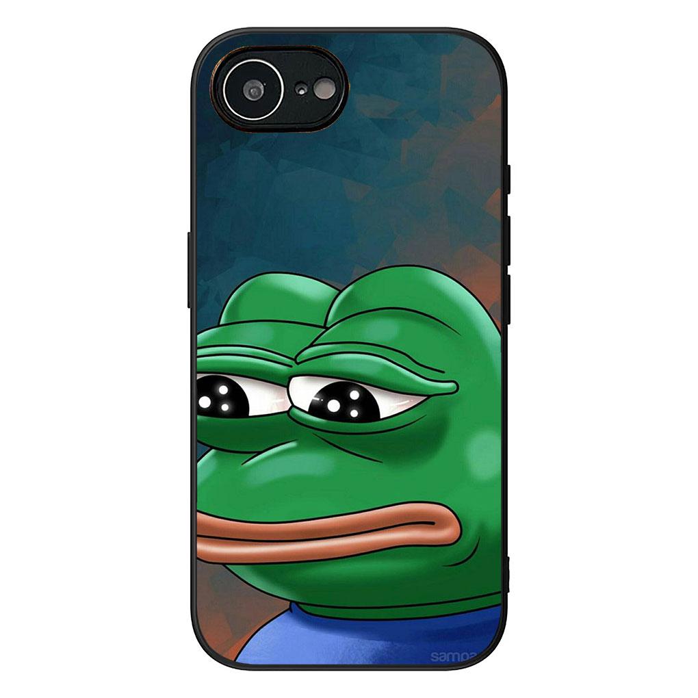 Sad Frog Pepe Funny Casing Phone Cover for Samsung Galaxy A05 A06 A14 A50 A51 A52 A12 A13 A23 A70 A07 A25 A26 M53 A56 Soft Case