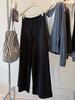 Spring Korean Drape High-Waisted Wide-Leg Pants - Flattering for Pear-Shaped Figures, Casual Straight-Leg Design