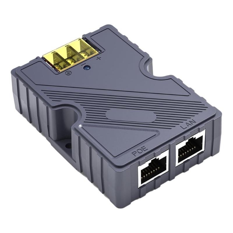 

Professional 150W Gigabit PoE Injector Resilience for Secure Networks Powering Safety Measures Electrical Surge Immunity 1