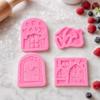 4pcs Non-Stick Fairy Garden Molds Easy Release Fondant Cake Molds  Home Bakery