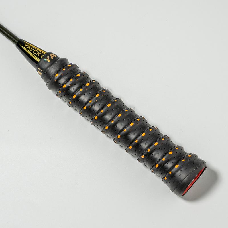 Dual-Color Perforated Grip Tape for Fishing Rods & Sports Rackets: Non-Slip, Breathable, Sweat-Absorbing, Wear-Resistant