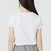 Puma Logo Short Sleeve T-Shirt Women Tops White 671603-02