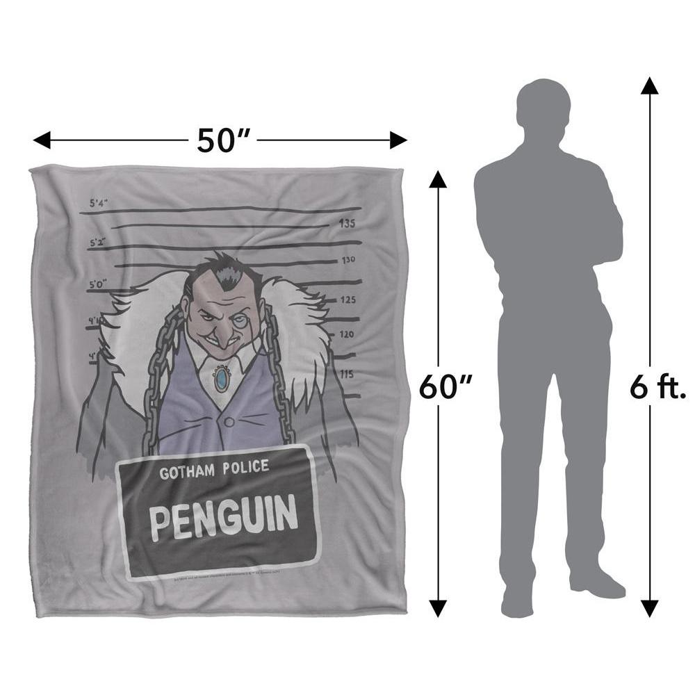 Batman Line Up The Penguin Blanket