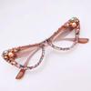 Womens Luxury Rhinestone Cat Eye Reading Glasses Fashion Ladies Glasses Anti-Glare Lenses Presbyopia Eyeglasses