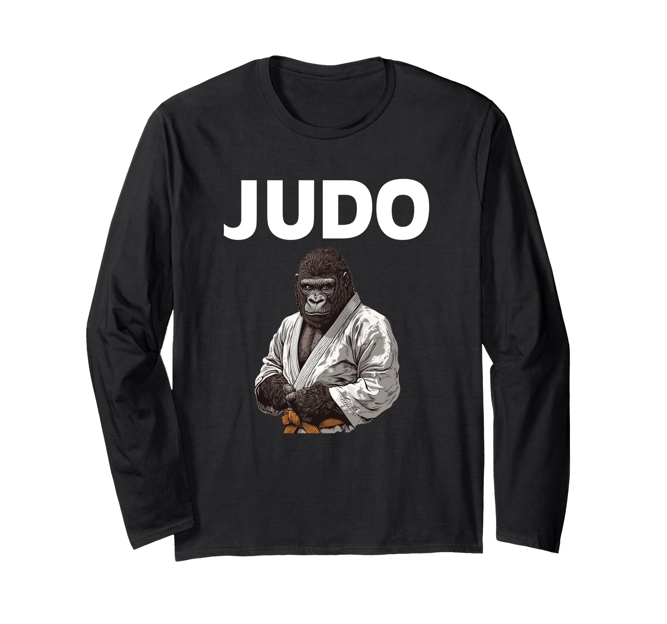 

Gorilla Judo Gi Martial Arts Gorilla Long Sleeve T-Shirt чорний