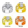 Men’s Fashion Statement Ring - Domineering Diamond Engagement Band