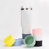 4Pcs Silicone Spill Proof Stopper Protective Boot Accessories Set for Most 40oz Water Cup and Straw Covers Reusable Cup Tool
