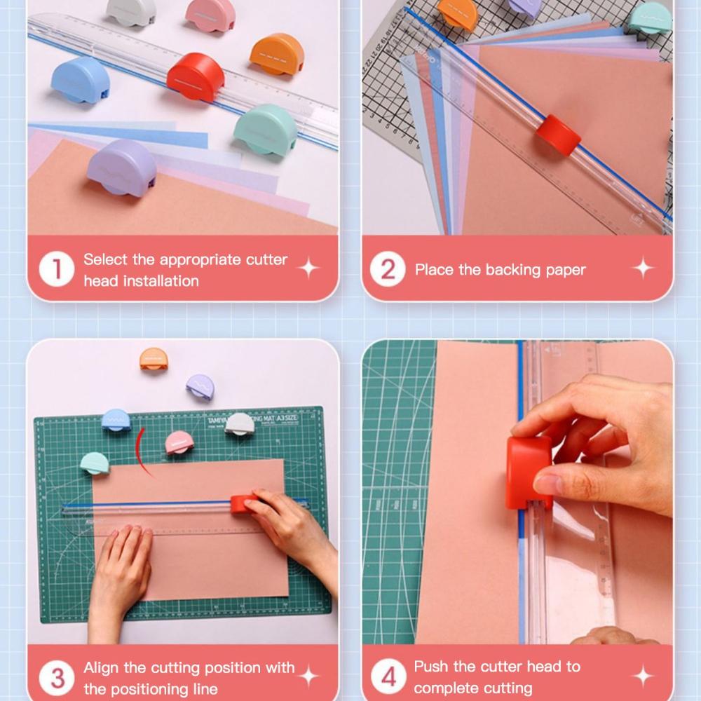 1pcs Mini Paper Trimmer Paper Cutter Cutting Machine for Art Diy Craft Card Photo Laminated Paper Scrapbook Home Crafts Tools