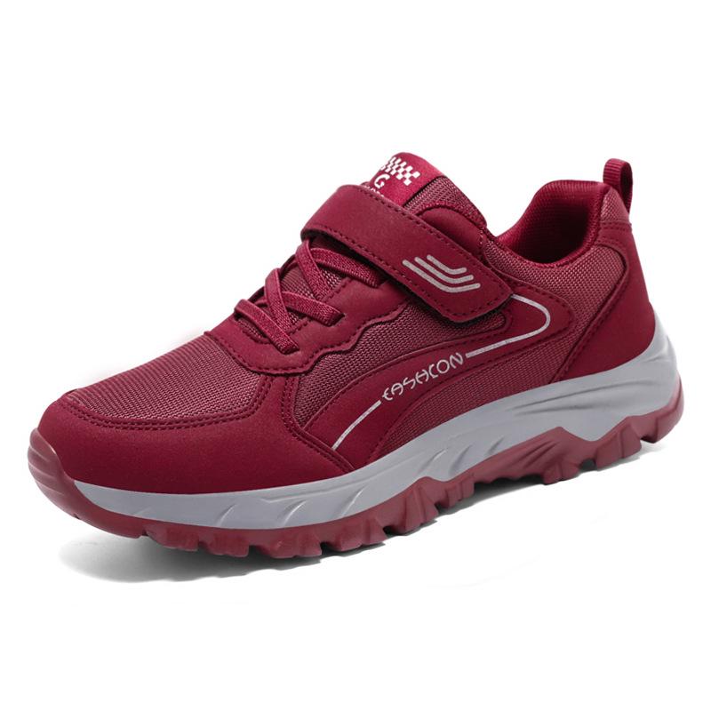 Velcro Summer Walking Shoes for Middle-Aged and Elderly Women - Sporty Mountaineering Style