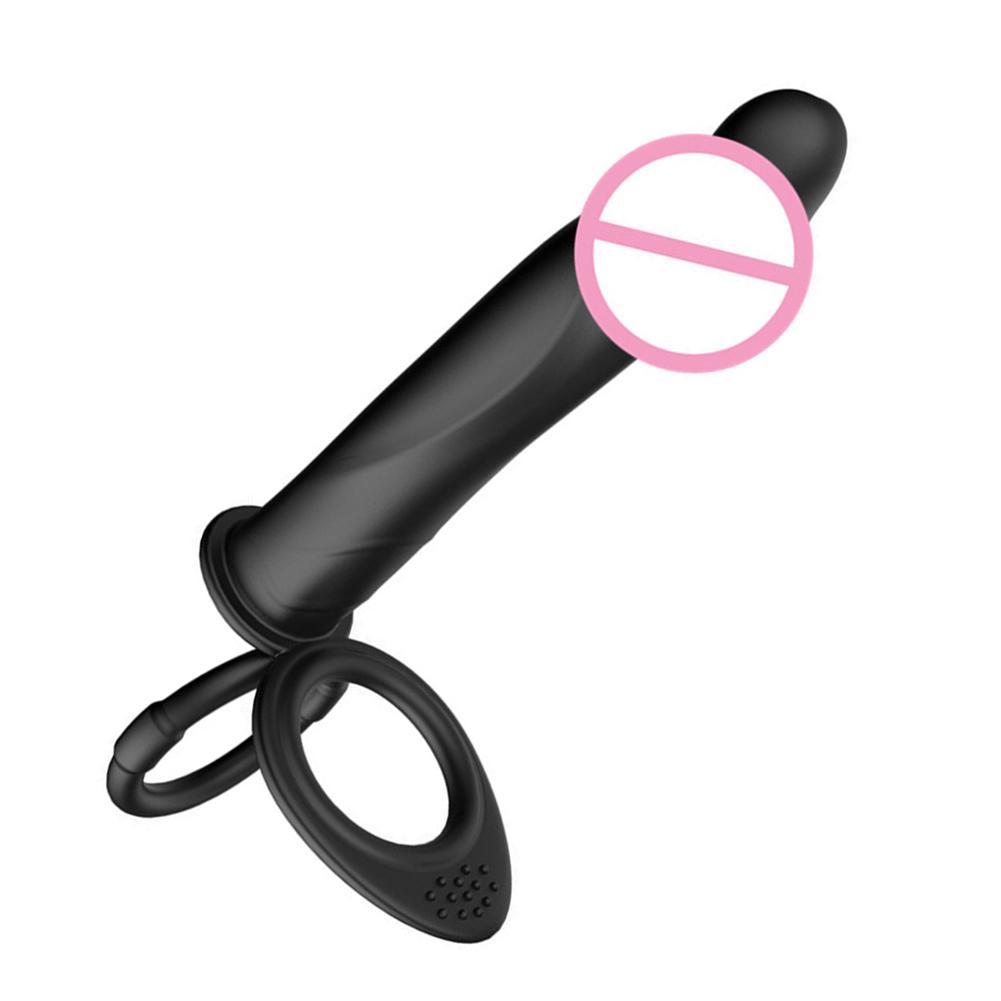 Sexuální hračka pro dospělé 10rychlostní duální vibrační masážní dildo s kolíčky