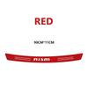 ARE4  Car Carbon Fiber Logo Trunk RearGuard Plate Bumper Trim Stickers For Nissan Nismo X-trail Qashqai Note Juke Sentra Patrol Navara