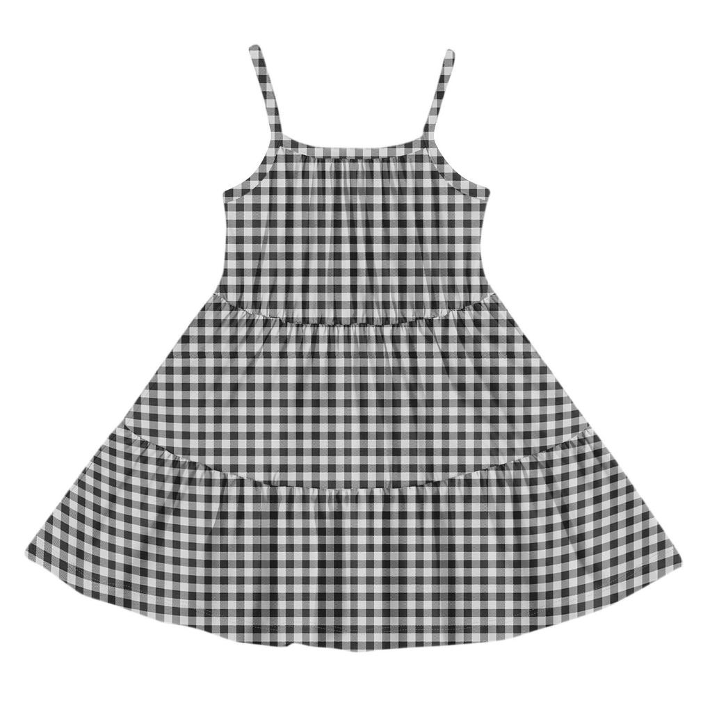 Children's Summer Casual Fashion Round Neck Sleeveless Dress