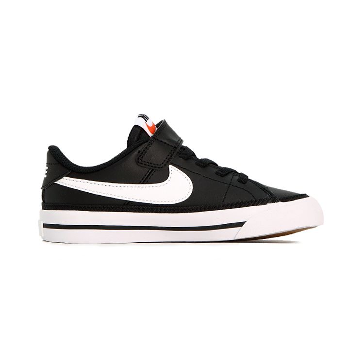 Nike Court Legacy PS Black White Kids Sneakers Gum-Light-Brown DA5381-002