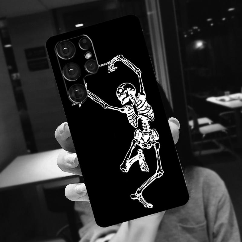Gothic Fashion Skull Cover For Samsung Galaxy S25 Ultra S24 S22 S21 S23 Plus S20 FE S9 S10 S24 FE Phone Case