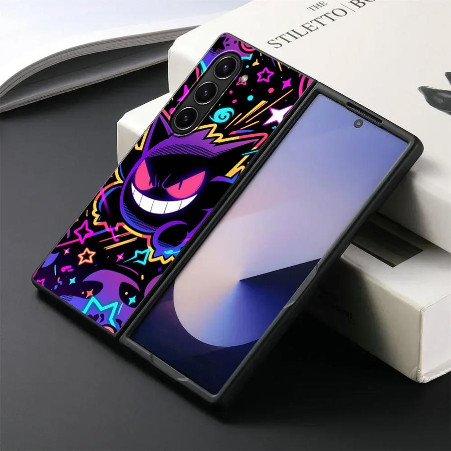 

Аниме Покемон Генгар Чехол для Samsung Galaxy ZFold3 ZFold6 ZFold4 ZFold5 Z Fold 7 6 5 4 3 ZFold7 Задняя крышка телефона Galaxy Z Fold6
