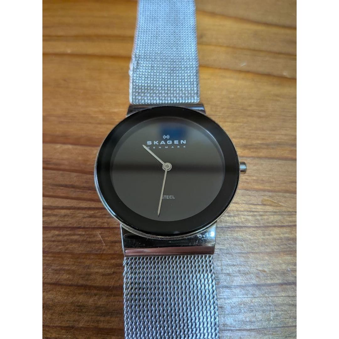 Used [Rare Item] SKAGEN Quartz Watch Black 358LSSB