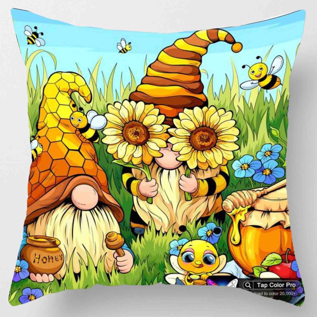 2024 new Easter pillowcase Home decoration bed sofa cushion pillow case