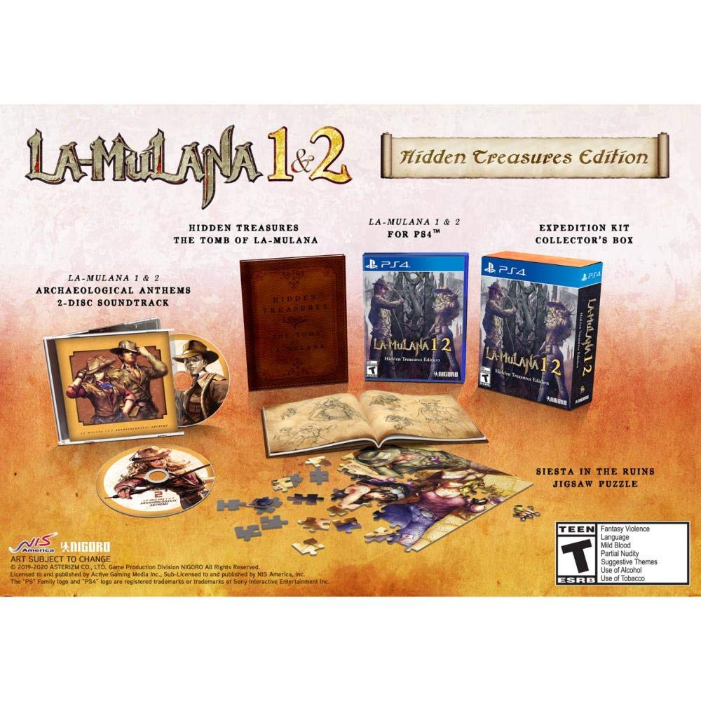 

1 Hidden Treasures Edition North PS4 LA-MULANA & 2 (Imported America) -