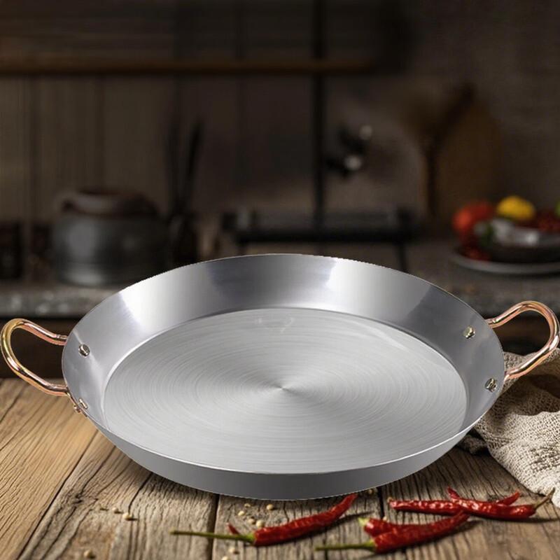WuTuo 40CM 304 Stainless Steel Frying Pan