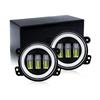 2pcs 3.5Inch LED Fog Lights Fog Driving Lamp Angel Eyes Lamp White Yellow Ring For Car Offroad Vehicle Headlight 10-30V