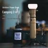 Retro Multifunctional Camping Flashlight: Portable, Long-Lasting Battery, Power Bank, Large Capacity for Outdoor Use