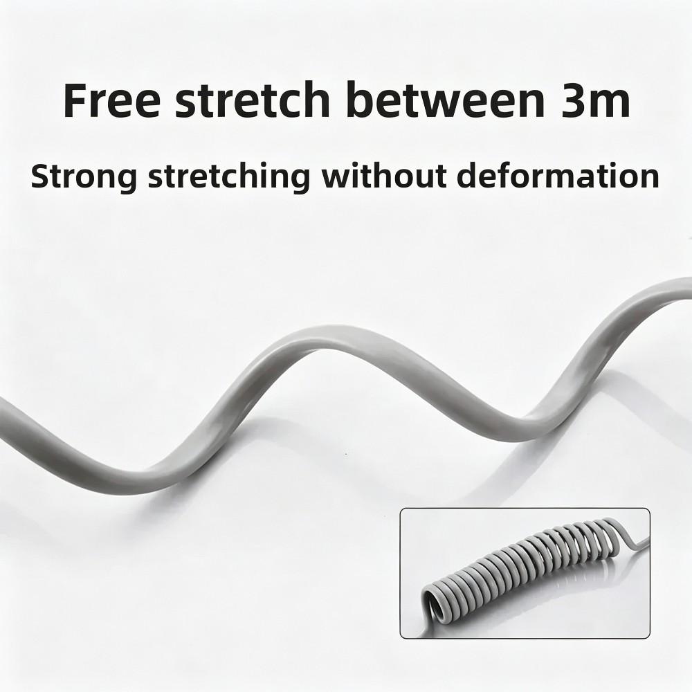 Handheld Toilet Floor Flushing Nozzle 304 Stainless Steel with 1.5m Extendable to 3m Hose for Toilet Hygiene And Pet Cleaning