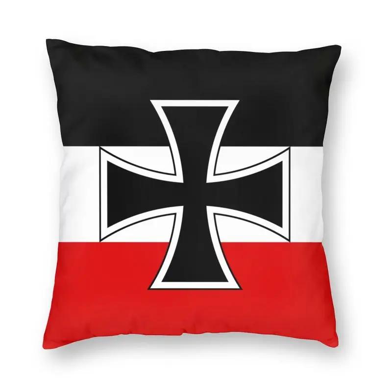 German Eagle And Iron Cross Of Prussia Pillow Cover Home Decor Kingdom of Prussia Flag Emblem Cushion Cover Throw Pillow for Car