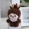 15cm Plush Adorable Monkey Doll Keychain In Brown Deep Pink Light Pink And Colors Purple