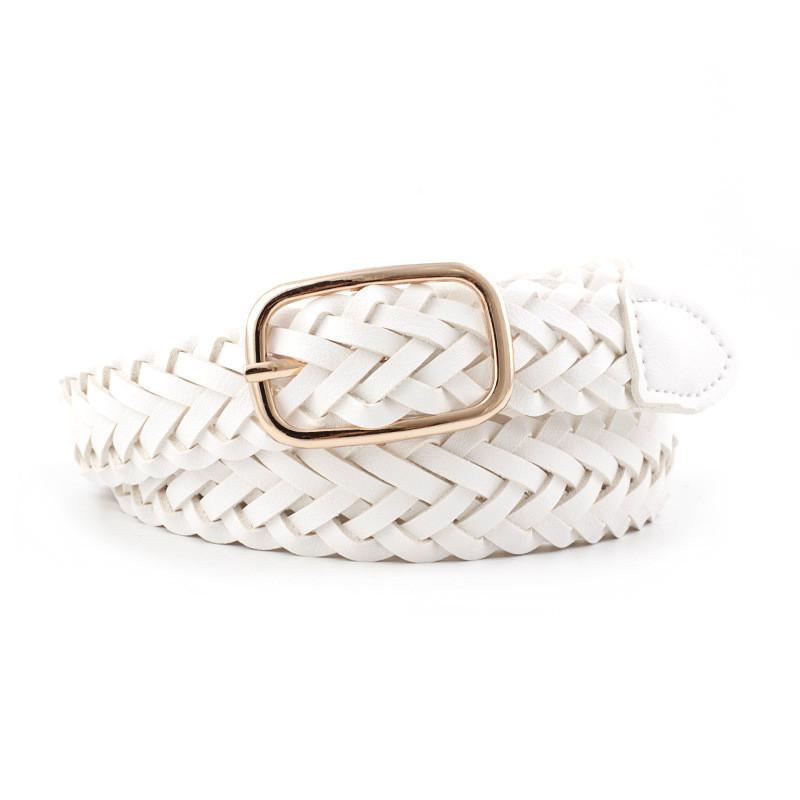 Chic Design Twisted Womens Waist Belt With Strong Alloy Buckle For Stylish Use Everyday