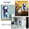 Noren 180cm Morning Glory Summer Nordic Tension Room Dressing Privacy Screen next.design Curtain, Long, Design, Flower, Cool, Long, Decorative,