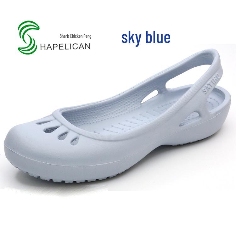 Women's Closed-Toe Garden Sandals: Summer 2025, Lightweight, Non-Slip, Flat Heel, Soft Sole