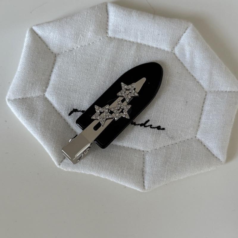 Süße Coole Mädchen Metall Schleife Entenschnabelspange Strass Perle Pony-Clip Seite Kopfschmuck Mädchen Kinder Frauen Haaraccessoires