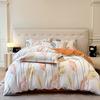3 Piece Egyptian Cotton Bedding Set with 1 Duvet Cover and 2 Pillowcases Printed Soft Breathable Skin Friendly Comfortable