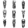 3pcs Temporary Tattoo Realistic Temporary Tattoos Serpent Eagle Deer Skull Skull For Thighs Adults Women