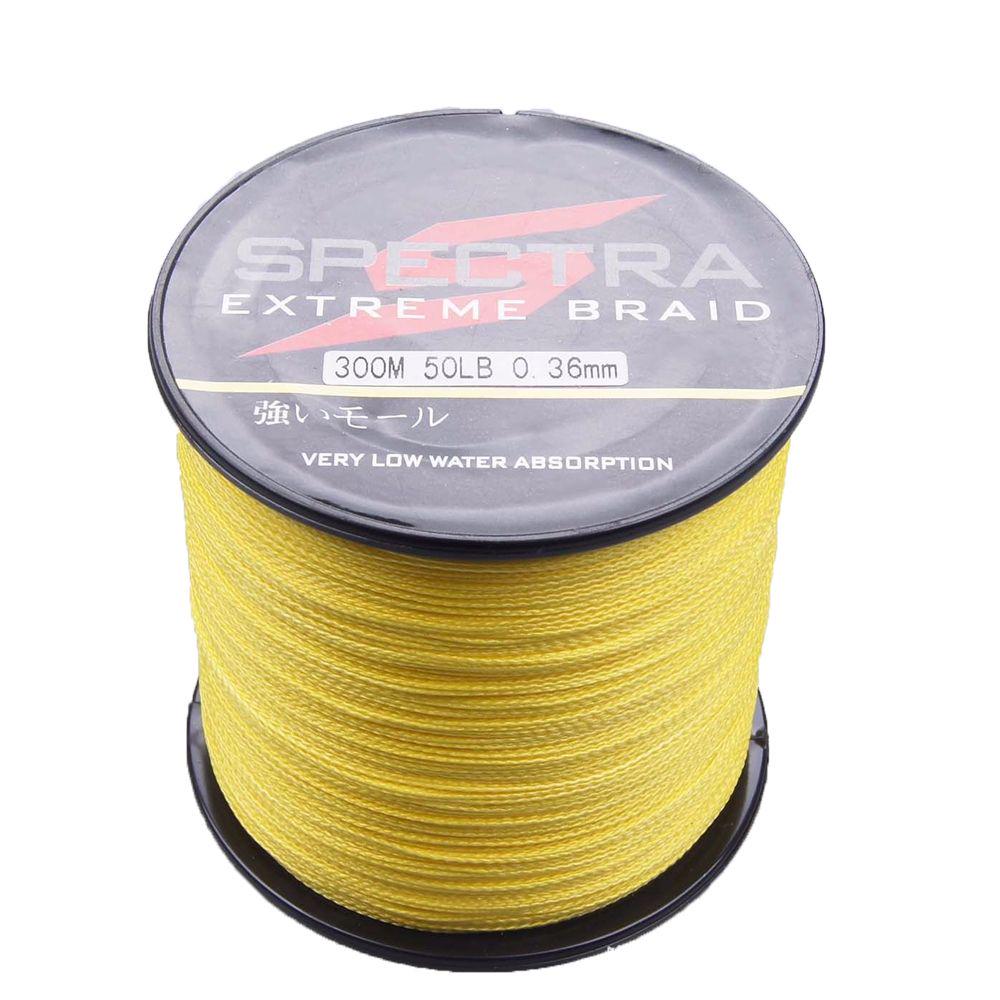 6-80LB Strong Rope Cord PE Braided Tackle Wire Sea Fishing Line 4 Strands Multifilament Thread