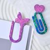 Paperclip Silicone Molds Resin Bookmarks Silicone Mould For Epoxy Resin Crafting Candle Paper Clamp Jewelry