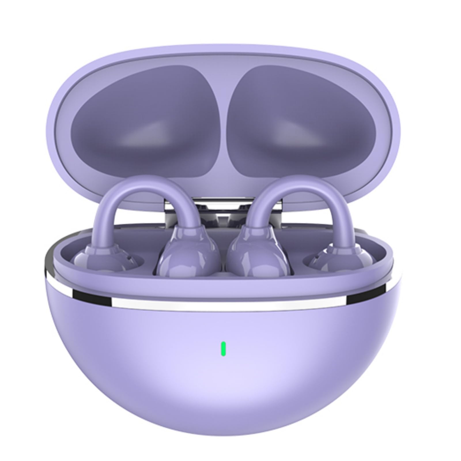 

New Trend Ear Cuff Style Bone Conduction Bluetooth Wireless Bluetooth ENC 30 Hours of Lightweight Cute and Ear Clutch Ergonomic Comfortable Sound фиолетовый