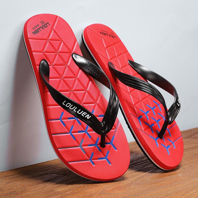 2025 new summer Vietnamese flip-flops non-slip pinch beach shoes trend foreign trade men's sandals South East Asia