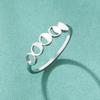 LIKGREAT Lunar Moon Phase Ring Crescent Moon Finger Rings Stainless Steel Minimalist Wedding Band Finger Ring Jewelry for Women