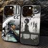 Rapper Central C-Cee Phone Case For iPhone 17,16,15,14,13,12,11 Plus,Pro Max,XS,Colored Silver Plated Inside Cover