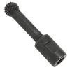 Heavy-Duty Carbon Steel Ball Gouge Black Abrasive Teeth Sphere Rotary Burr 5/8-11 Threads Spherical Grinding Head Wood Carving