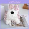 Highland White West Terrier Dress Keychain Dog Plush Toy Pendant Decoration