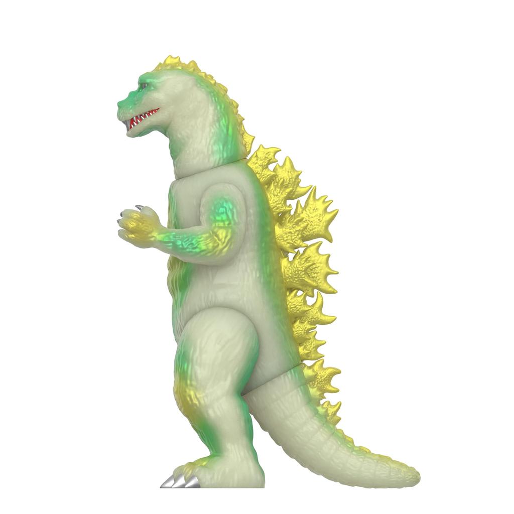 Super7 Toho Godzilla Reaction Figure Inch Toho Godzilla Action Figure Classic Monster Movie Collectible Retro Toy '55 (Glow-in-the-Dark) - 3.75