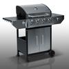 Cast Iron Garden Gas Grill with Lid 4+1 Burners Berdsen Bd-896