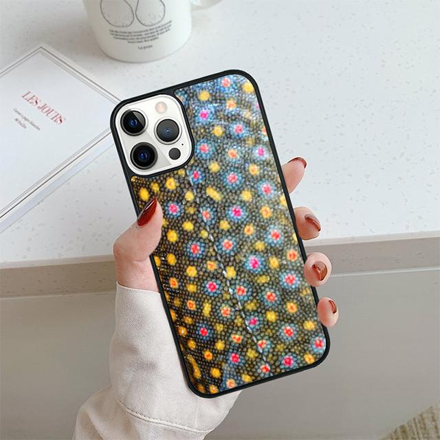 Regenbogenforellen-Fischerei-Haut-Handyhülle Für iPhone 17 Air 13 12 14 15 16 Hülle Für Apple Pro Max 6S Plus Coque