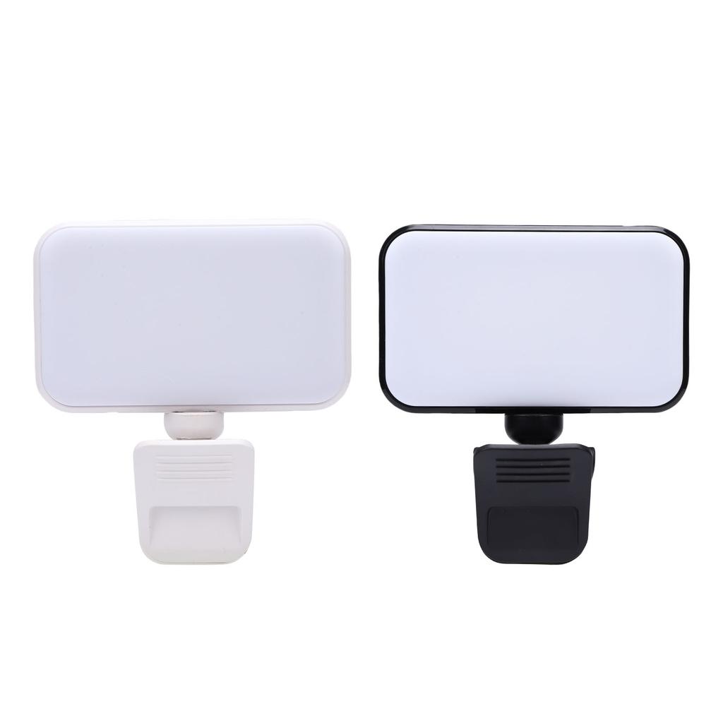 Portable LED Phone Light Adjustable Brightness Video Conference Lighting with Clip for Live Streaming Photography