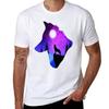 Wolf Howling At The Moon Inside A Wolf Fantasy Art Tshirt Modern Print Casual Tshirt